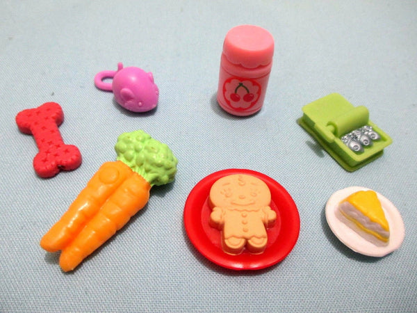 Littlest Pet Shop Lot 7 Random Grocery Food Dishes Kitchen Accessories Surprise