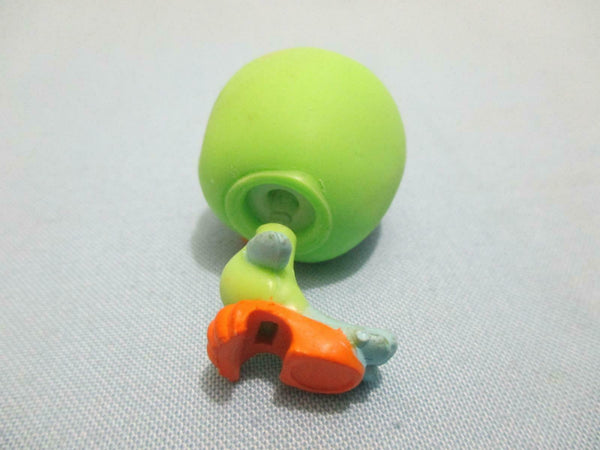 LIKE NEW Littlest Pet Shop 472 Green Bird Parakeet Blue Diamond Eyes Authentic Feb27ni