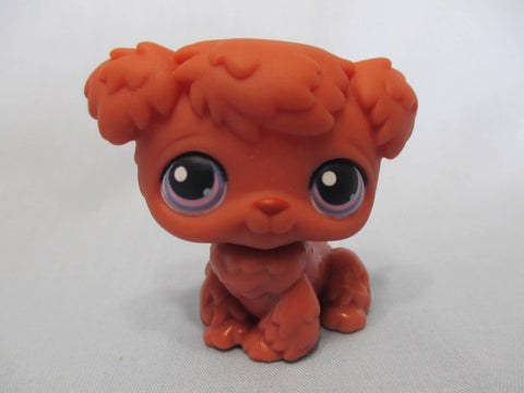 LIKE NEW Littlest Pet Dog Shop Dog Poodle 39 Brown Authentic Lps Dec05ni