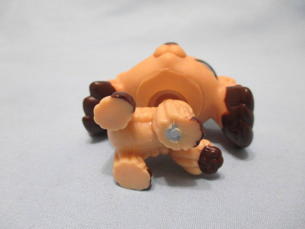 LIKE NEW Littlest Pet Shop 575 Cocker Spaniel Caramel Chocolate with Flower Eyes Dog Puppy Authentic LPS SEE VIDEO Nov29ni