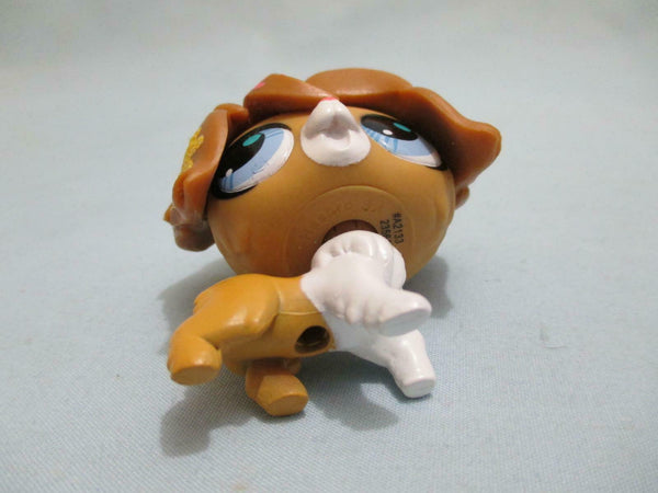 Littlest Pet Shop Sparkle Glitter Sheep Flower Dog 3124 Authentic Lps Feb23ni