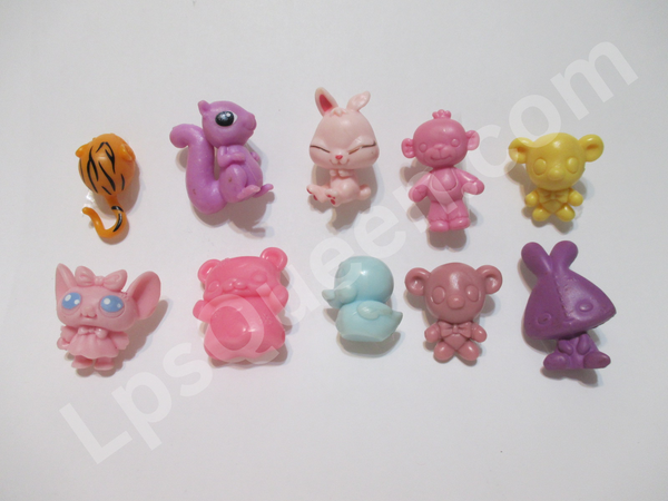 Littlest Pet Shop Random Lot of 3 Teddy Bear Variety LPS Pet's Mascots Accessory Authentic LPS SEE VIDEO