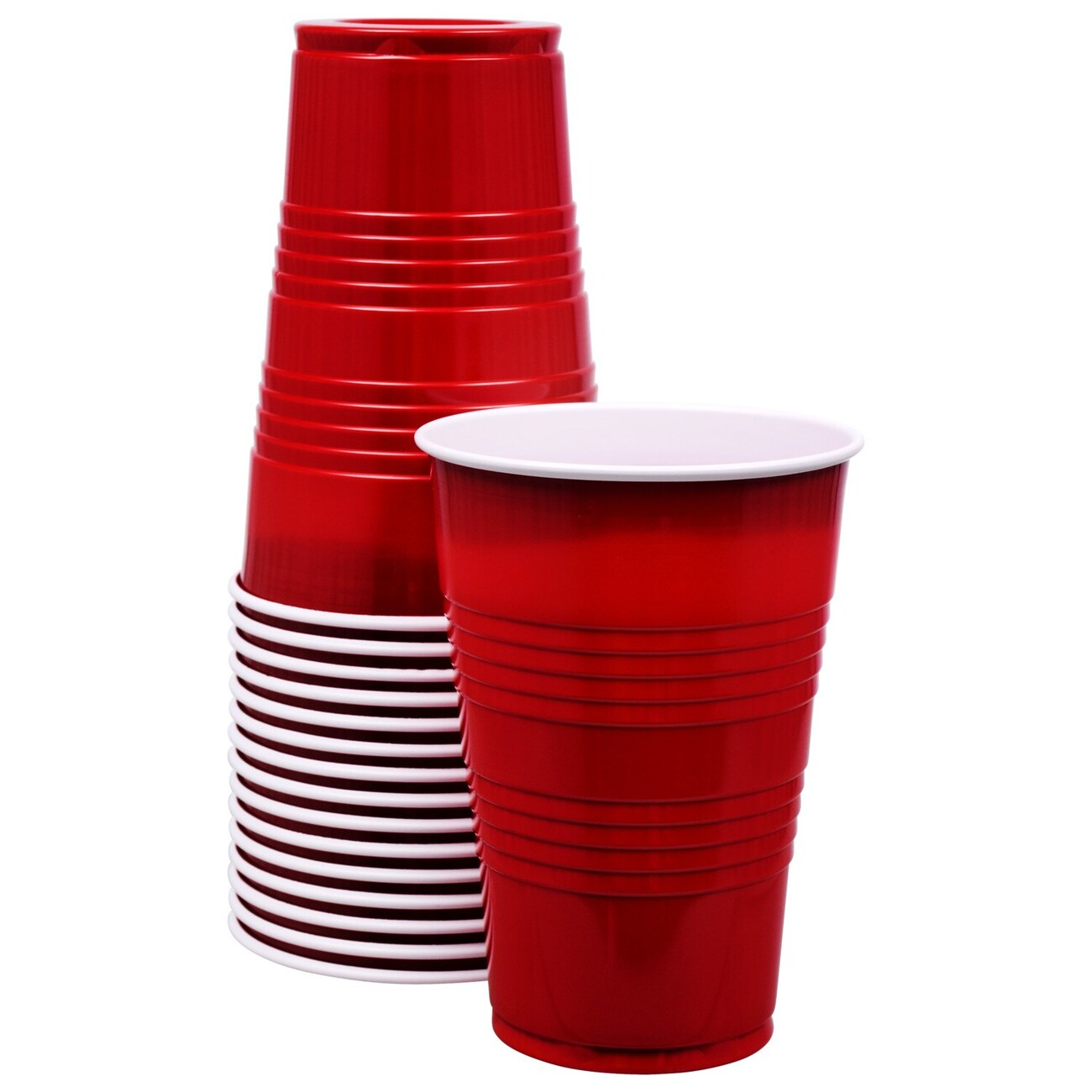 Red Plastic Party Cups, 16 oz. NOT Littlest Pet Shop 