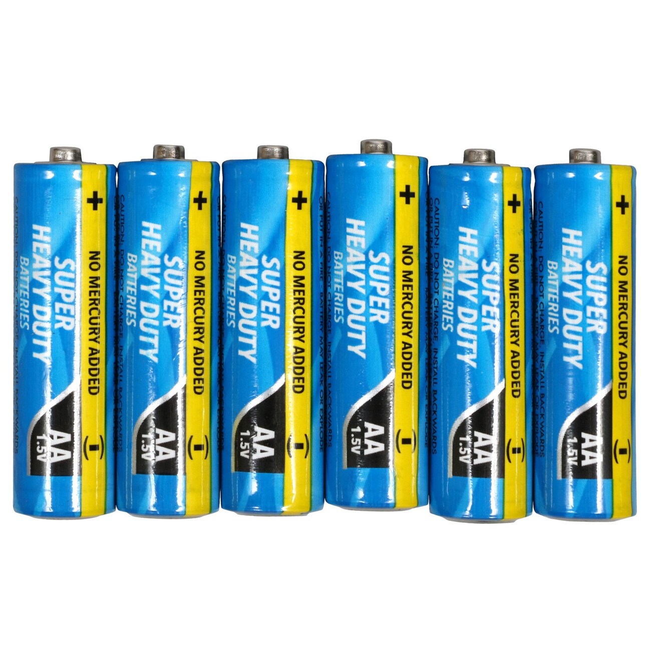 E-Circuit Super Heavy Duty AA Batteries, 6-ct. Packs Wow NOT Littlest 