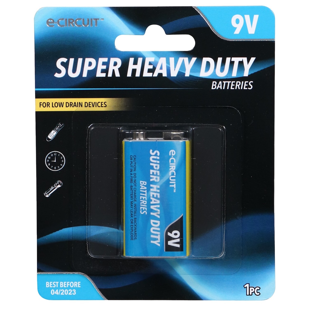 E-Circuit Super Heavy Duty 9V Batteries Wow NOT Littlest Pet Shop 