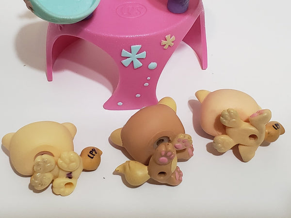 LIKE NEW Littlest Pet Shop LPS Petriplets Triplets Kitten Cat Lot Set 1335 1336 1337 Set Authentic Nov30npoHG