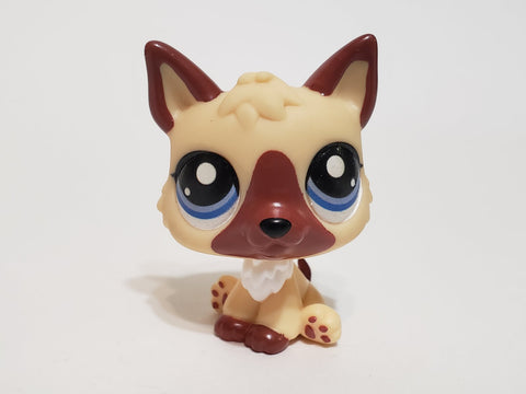 LIKE NEW Littlest Pet Shop G7 Gen 7 German Shepherd #30 Wolf Authentic LPS Dec4ni