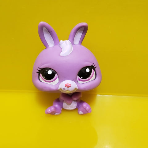 Littlest Pet Shop Purple Bunny 3591 Dwarf Bunny Authentic Lps Blemished As Shown Nov8ni