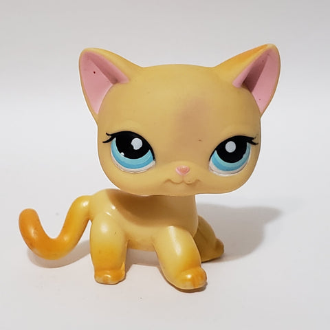 Littlest Pet Shop Cat Shorthair Siamese Ranch 339 Authentic Lps Blemished Dec05ni