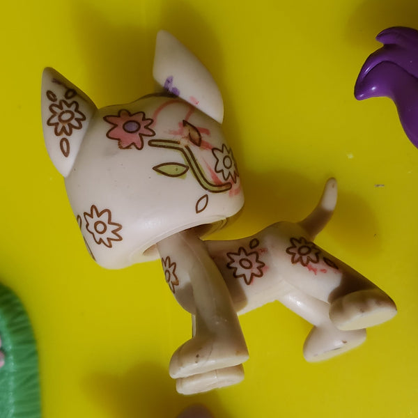 Littlest Pet Shop No Number Mini Deco Great Dane Dog Authentic LPS Minor Wear  Dec16ni