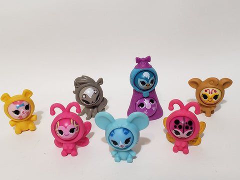 Littlest Pet Shop Lot of 7 Rolleroos Authentic LPS Jan2na