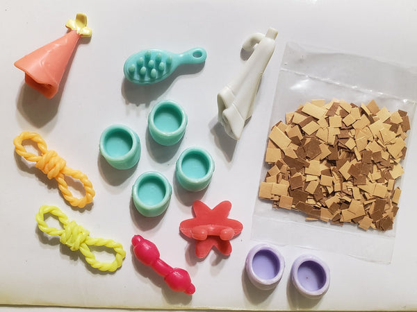 Littlest Pet Shop Specialty Pieces Shoe Shoes Hat Rope Accessories Authentic LPS Feb19ni