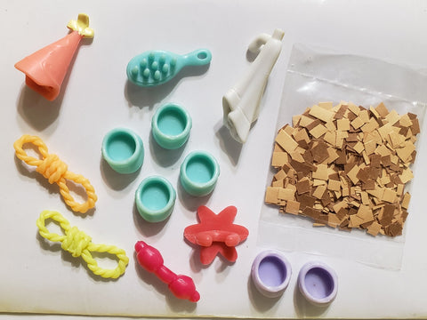 Littlest Pet Shop Specialty Pieces Shoe Shoes Hat Rope Accessories Authentic LPS Feb19ni