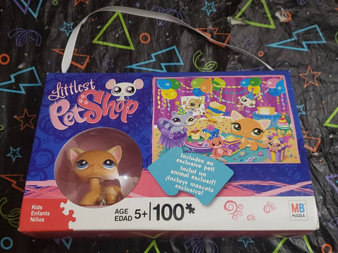 BRAND NEW Littlest Pet Shop Cat Shorthair Puzzle No Number w/ Puzzle Authentic Oct11N