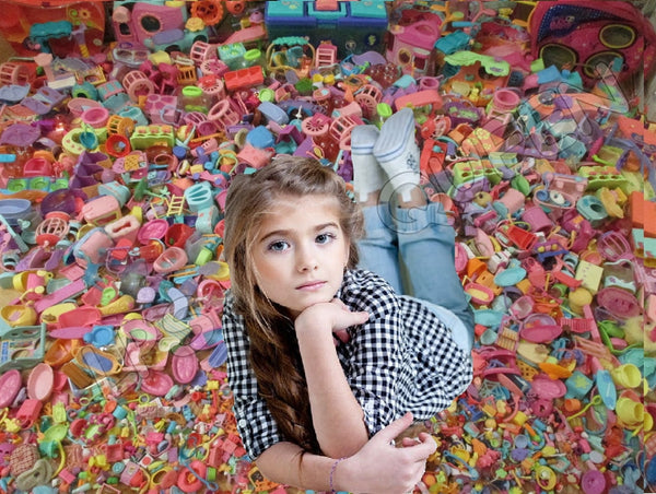 Littlest Pet Shop Lot 8 RANDOM Accessories Grocery, Baskets +1 SURPRISE LPS PET SEE VIDEO