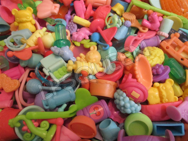 Littlest Pet Shop LPS Lot Small Pieces Accessories 7 RANDOM 100% Authentic Nice