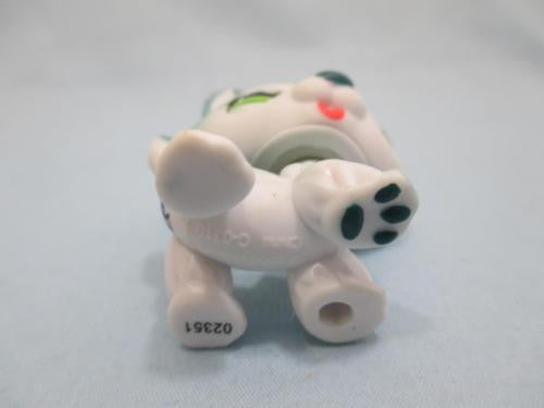 Littlest Pet Shop Teal Blue Standing Husky Dog 1563 Green Eyes Wolf Authentic Lps Dec10n