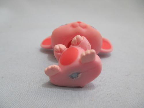 Littlest Pet Shop 633 Pink Standing Mouse with Purple Fancy Eyes Authentic Lps AUG13K