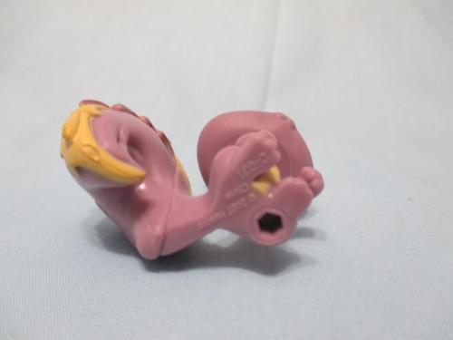 LIKE NEW Littlest Pet Shop 999 Purple Yellow Squirrel Swirls Blue Eyes Authentic LPS Mar04ni