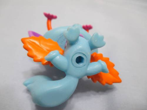 Littlest Pet Shop 2833 Iris Blue Fairy With Green Eyes Orange Leaf Wings Lps Dec8n