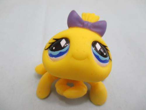 Littlest Pet Shop Spider Yellow Blue Eyes 593 Authentic Lps SEE VIDEO ...