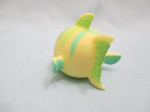 Littlest Pet Shop LPS Yellow Green Puffer Fish Purple Eyes 519 Authentic Lps Apr6j