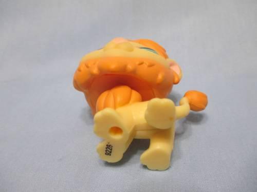 Littlest Pet Shop Lion 1004 Orange Yellow Blonde Green Eyes Authentic SEE VIDEO Feb20ni