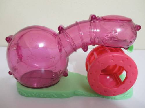 LITTLEST PET SHOP Pink Purple Hamster Gerbil Wheel & Tunnel Accessory APR20J