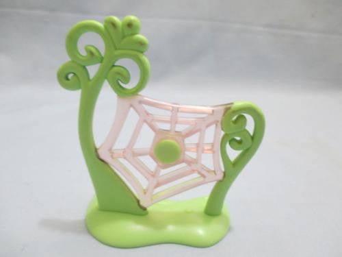 Littlest Pet Shop Green Pink Spider Web Accessory Authentic LPS Feb23ni
