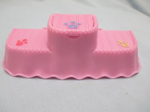 Littlest Pet Shop Accessory Purple Stage Medal Honor Stand Competition 100% Authentic LPS Feb11ni