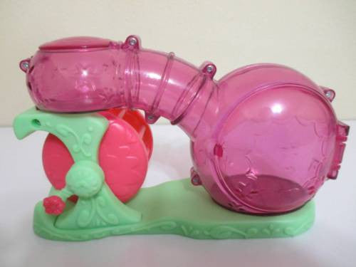 LITTLEST PET SHOP Pink Purple Hamster Gerbil Wheel & Tunnel Accessory APR20J