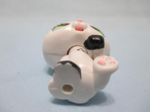 LIKE NEW Littlest Pet Shop 493 Magic Motion Black & White Cat Licking Paw Authentic Dec05ni