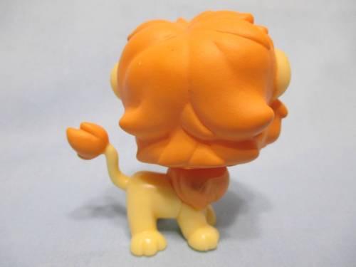 Littlest Pet Shop Lion 1004 Orange Yellow Blonde Green Eyes Authentic SEE VIDEO Feb20ni