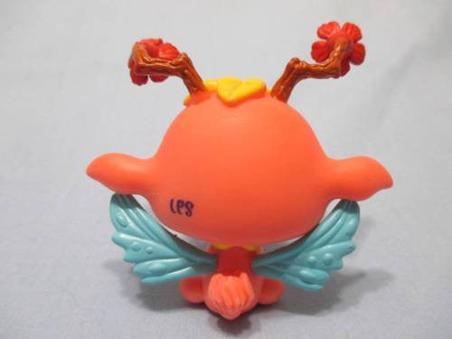Littlest Pet Shop LPS Majestic Masquerade Garden Fairy Orange Blue Eyes 2832 Authentic MAY8J