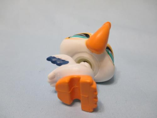 Littlest Pet Shop Bird Pelican White Teal Teardrop 517 Authentic Lps Jan23na