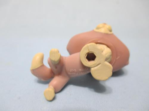 Littlest Pet Shop Tan  Cream CORGI 1158 Welsh White Brown Dogs  Authentic APR13J (No Tail)