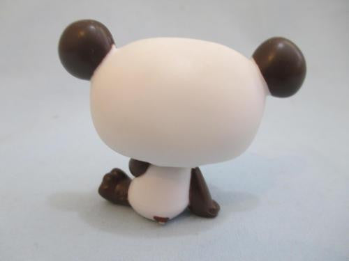 Littlest Pet Shop 176 Brown & White Panda Bear with Green Eyes Authentic Feb17ni