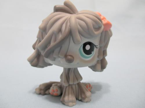 LITTLEST PET SHOP DOG PUPPY SHEEPDOG KOMONDOR LONG HAIR 1458 Authentic ...