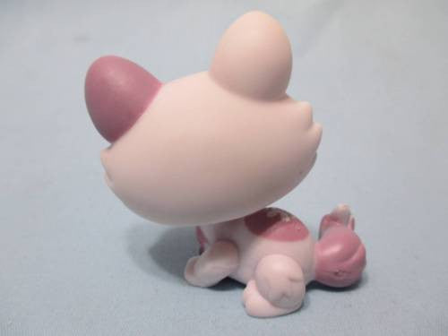 LIKE NEW Littlest Pet Shop Cat Crouching Lavender 1628 Authentic Lps DEC30J