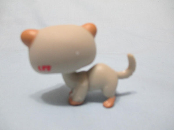 LIKE NEW Littlest Pet Shop Ferret Grey Weasel Green Eyes 1172 Authentic LPS AIK Nov30npoHG