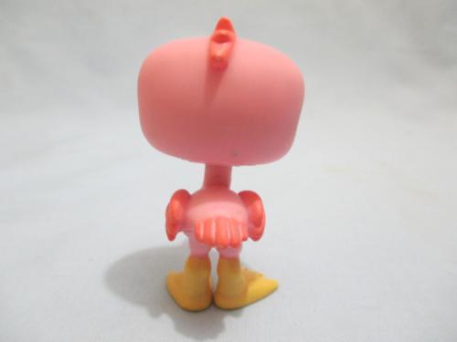 Littlest Pet Shop Bird Flamingo Pink with Aqua Blue Eyes 1023 Authentic Lps Nov25n