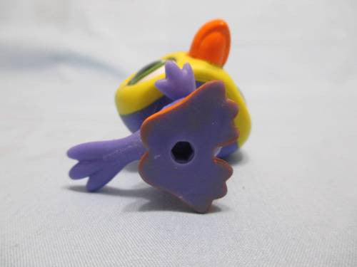 LIKE NEW Littlest Pet Shop 1783 Bright Purple and Yellow Toucan Bird Authentic Lps AUG16K