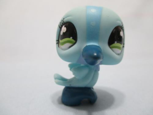Littlest Pet Shop Bird Hummingbird Blue Lavender with Green Clover Eyes 846 Authentic Lps Nov18ni