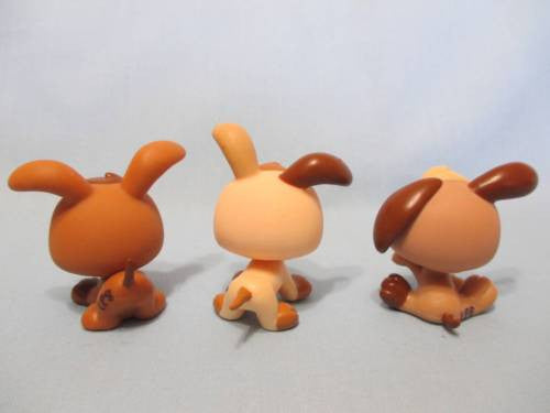 Littlest Pet Shop Lot Puppy Dog Triplets 1338 1339 1340 Authentic Lps APR14J