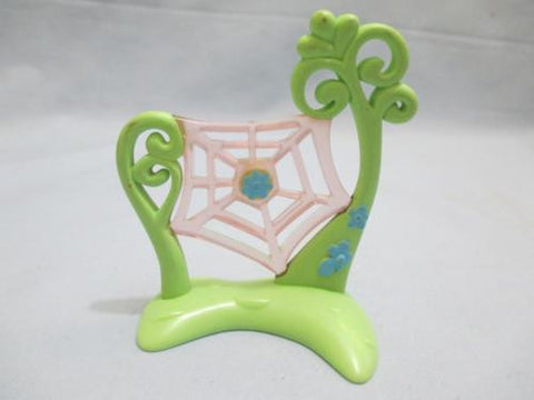 Littlest Pet Shop Green Pink Spider Web Accessory Authentic LPS Feb23ni