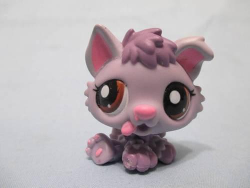 Littlest Pet Shop Dog Puppy Husky Purple 1752 Lps Authentic Dec12ni