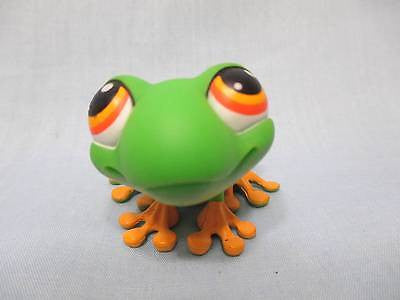 Littlest Pet Shop Green Tree Frog Orange Feet 50 Authentic OCT26J