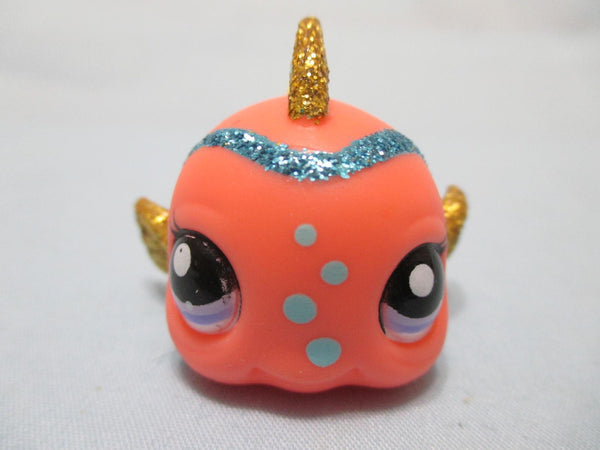 Littlest Pet Shop Puffer Clown Fish 2352 Authentic LPS Nov4npo20