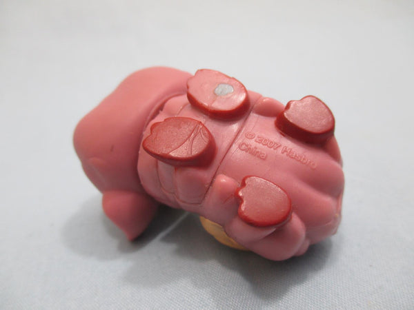 LIKE NEW Littlest Pet Shop 510 Purple & Yellow Guinea Pig Freckles Green Eyes Authentic Dec06npo29