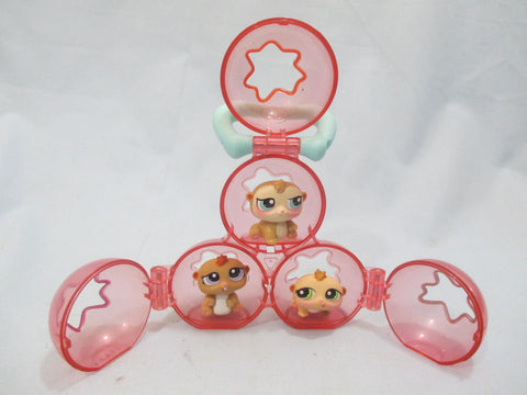 LIKE NEW Littlest Pet Shop Triplets Hamsters 1477 1478 1479 Petriplets LOT Authentic Nov30npoHG